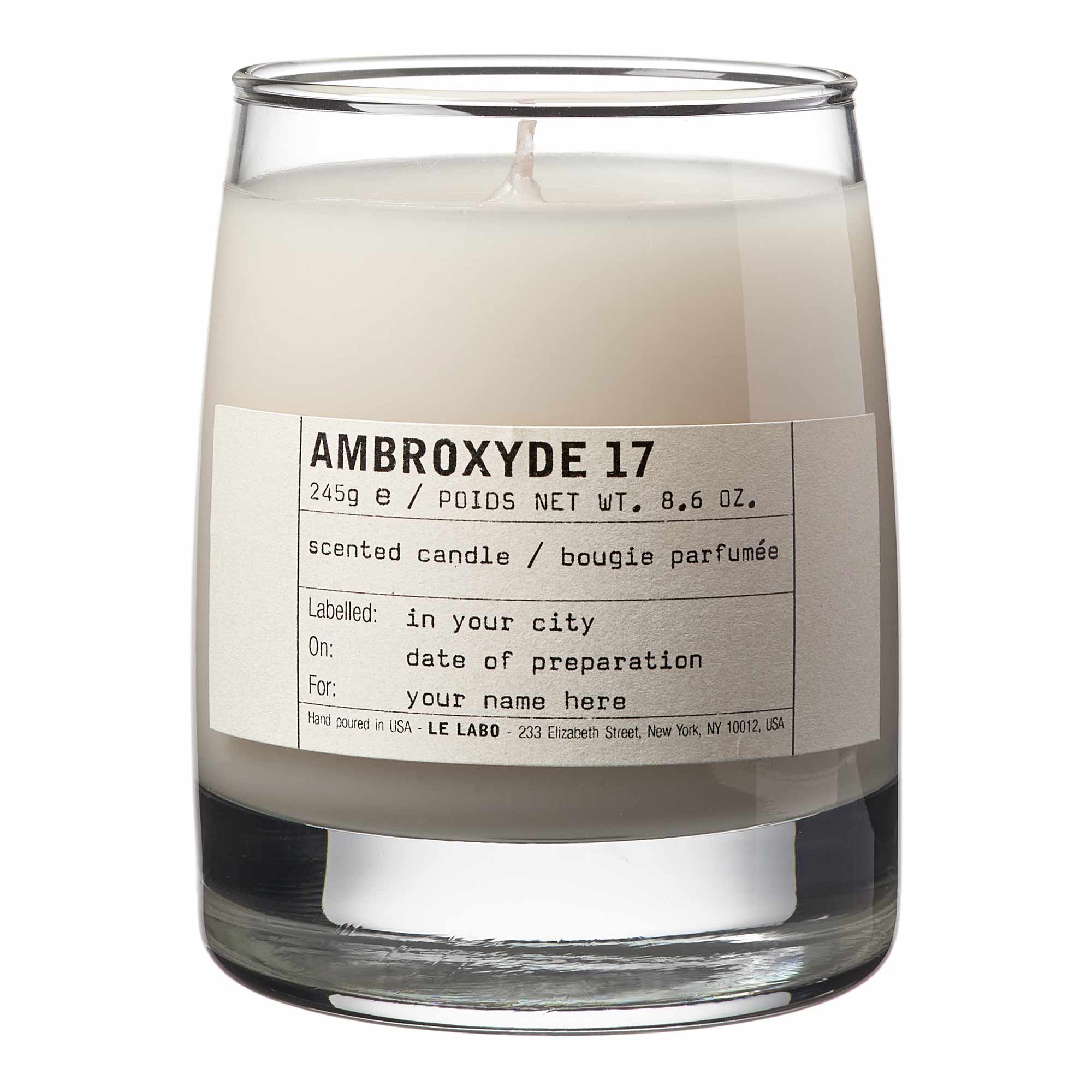 AMBROXYDE 17 classic candle